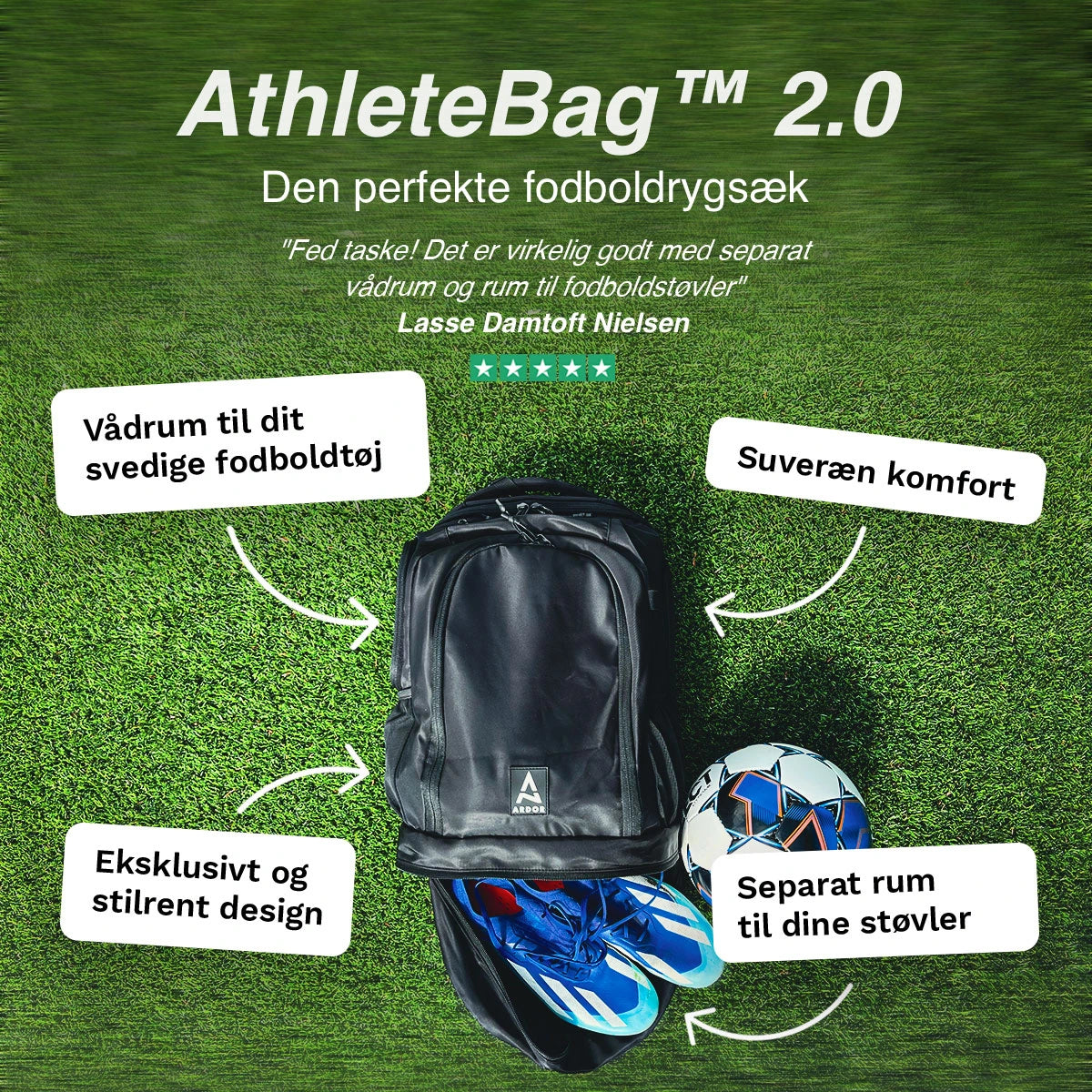 AthleteBag™ 2.0 + AthleteMesh™